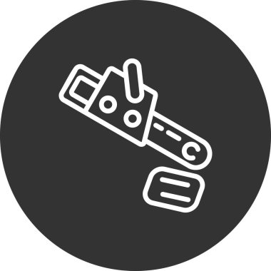 Simge vektör illüstrasyonu kesiliyor