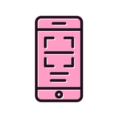 cep telefonu vektör resimleme  