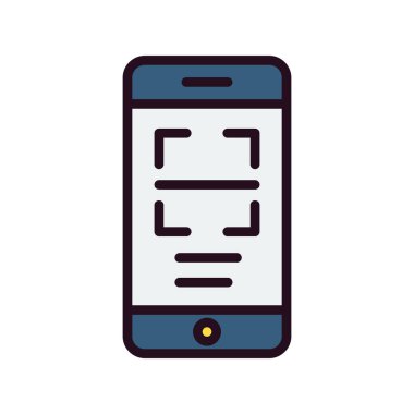 cep telefonu vektör resimleme  