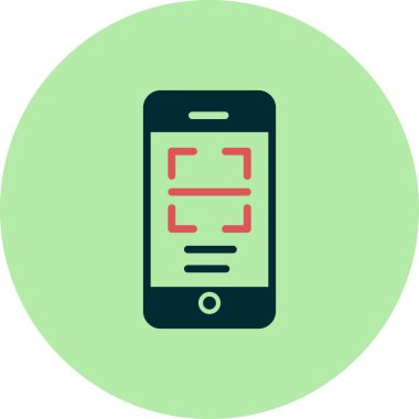 cep telefonu vektör resimleme  