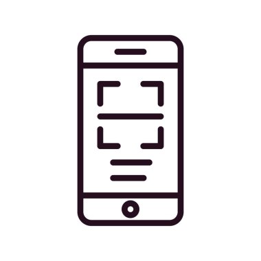 cep telefonu vektör resimleme  