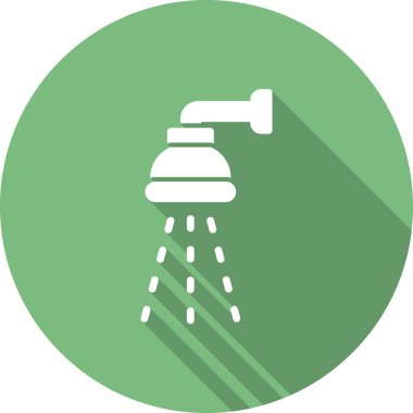 duş ikonu vektör illüstrasyonu