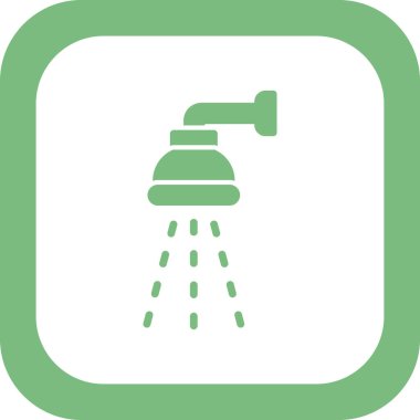 duş ikonu vektör illüstrasyonu