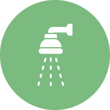 duş ikonu vektör illüstrasyonu