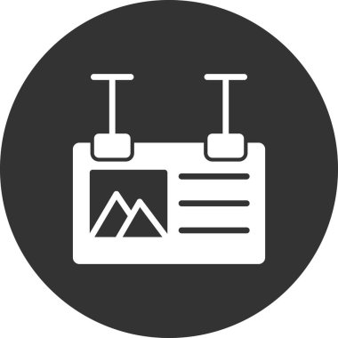 İmza simgesi vektör illüstrasyonu