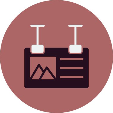 İmza simgesi vektör illüstrasyonu