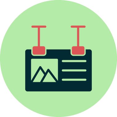 İmza simgesi vektör illüstrasyonu