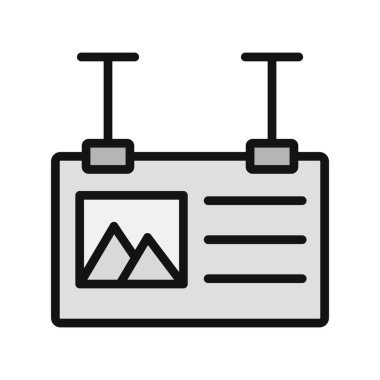 İmza simgesi vektör illüstrasyonu