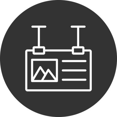 İmza simgesi vektör illüstrasyonu