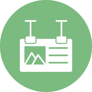 İmza simgesi vektör illüstrasyonu