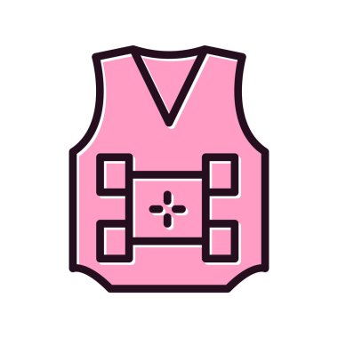 Kolsuz Süveter ikon vektör çizimi