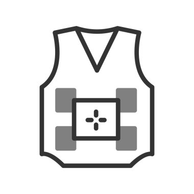 Kolsuz Süveter ikon vektör çizimi