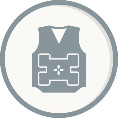 Kolsuz Süveter ikon vektör çizimi