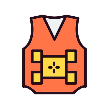 Kolsuz Süveter ikon vektör çizimi