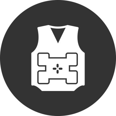 Kolsuz Süveter ikon vektör çizimi