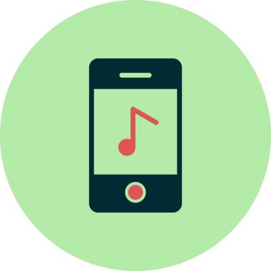 akıllı telefon simgesi vektör illüstrasyonu