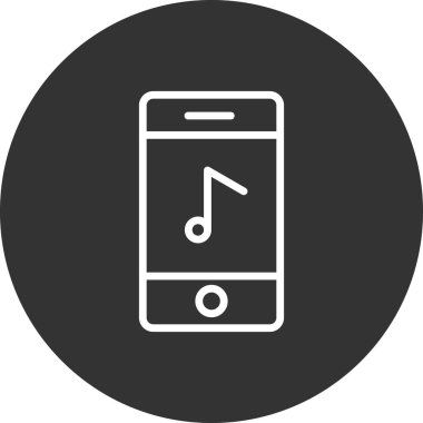 akıllı telefon simgesi vektör illüstrasyonu