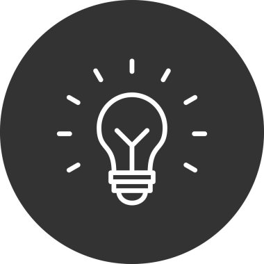 Çözüm simgesi vektör çizimi