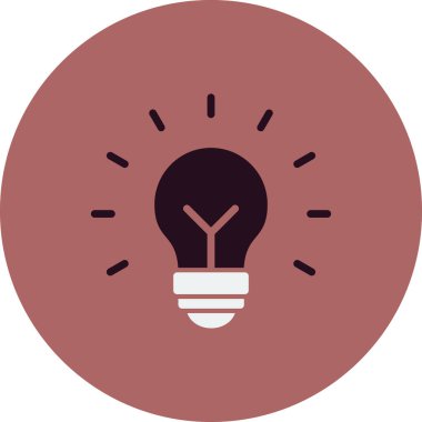 Çözüm simgesi vektör çizimi