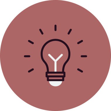 Çözüm simgesi vektör çizimi