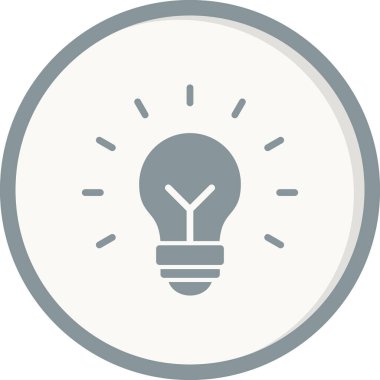 Çözüm simgesi vektör çizimi