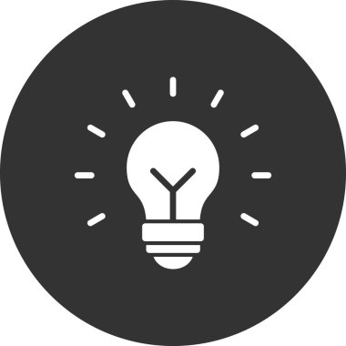 Çözüm simgesi vektör çizimi