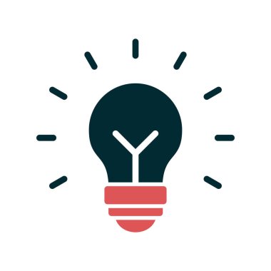 Çözüm simgesi vektör çizimi