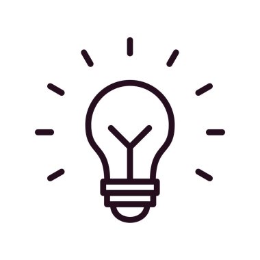 Çözüm simgesi vektör çizimi