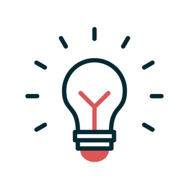 Çözüm simgesi vektör çizimi