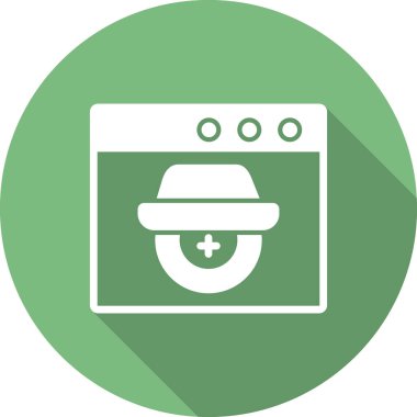 Casus yazılım simgesi vektör illüstrasyonu