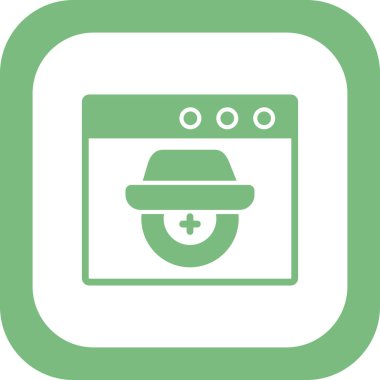 Casus yazılım simgesi vektör illüstrasyonu