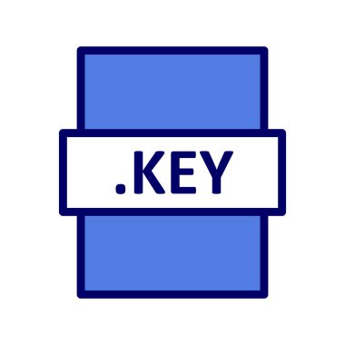 Tarayıcı anahtar kelime veya parola dosya simgesi. Basit vektör tasarımı