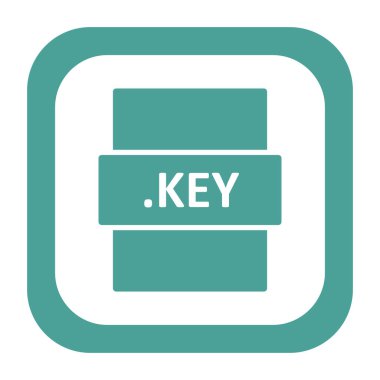 Tarayıcı anahtar kelime veya parola dosya simgesi. Basit vektör tasarımı