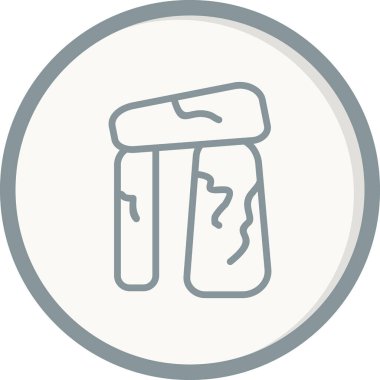 Stonehenge ikon vektör illüstrasyonu