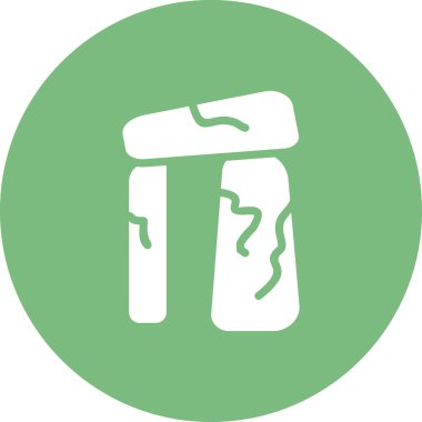 Stonehenge ikon vektör illüstrasyonu