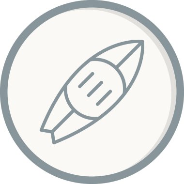 sörf tahtası simgesi vektör illüstrasyonu