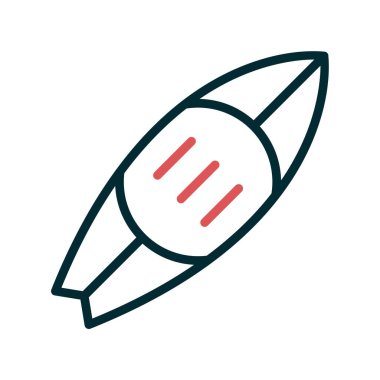 sörf tahtası simgesi vektör illüstrasyonu