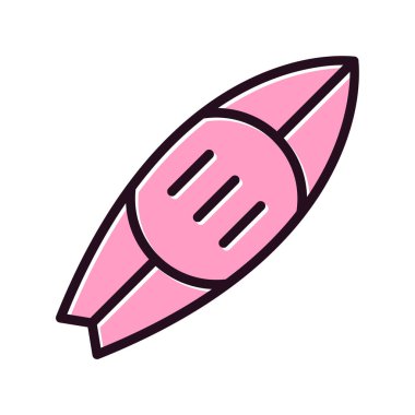 sörf tahtası simgesi vektör illüstrasyonu