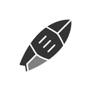 sörf tahtası simgesi vektör illüstrasyonu