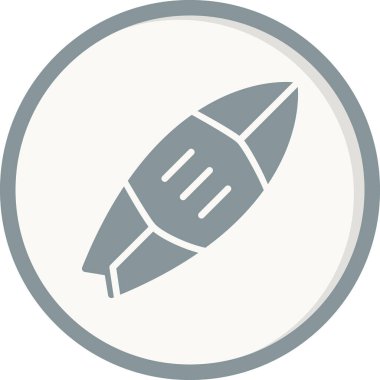 sörf tahtası simgesi vektör illüstrasyonu