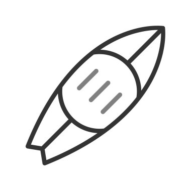 sörf tahtası simgesi vektör illüstrasyonu