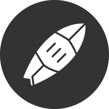 sörf tahtası simgesi vektör illüstrasyonu