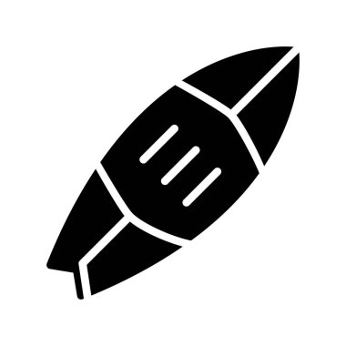 sörf tahtası simgesi vektör illüstrasyonu