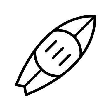 sörf tahtası simgesi vektör illüstrasyonu