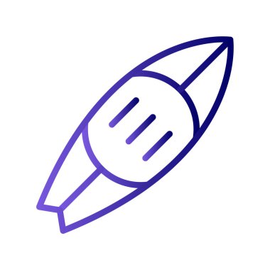 sörf tahtası simgesi vektör illüstrasyonu