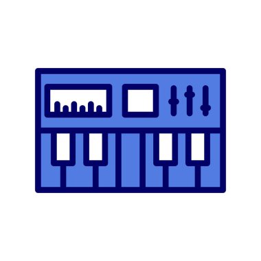 Synthesizer simge vektör çizim