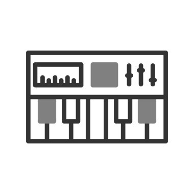 Synthesizer simge vektör çizim