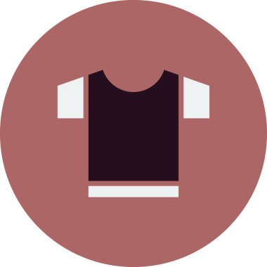 t-shirt simgesi vektör illüstrasyonu