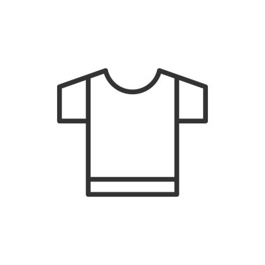 t-shirt simgesi vektör illüstrasyonu