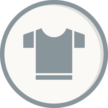 t-shirt simgesi vektör illüstrasyonu